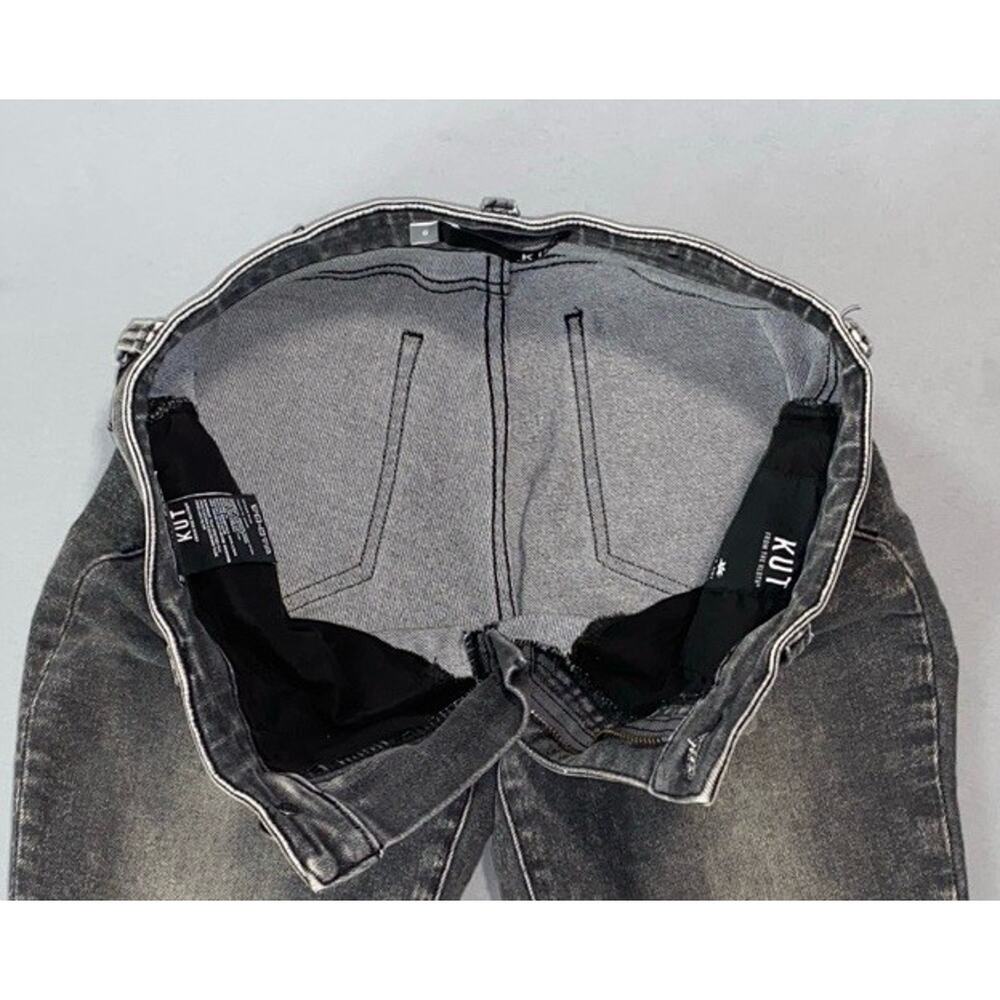 KUT From The Kloth Connie Fab AB Ankle Skinny Fray Stretch Denim Jeans. Size 6. - Picture 7 of 9